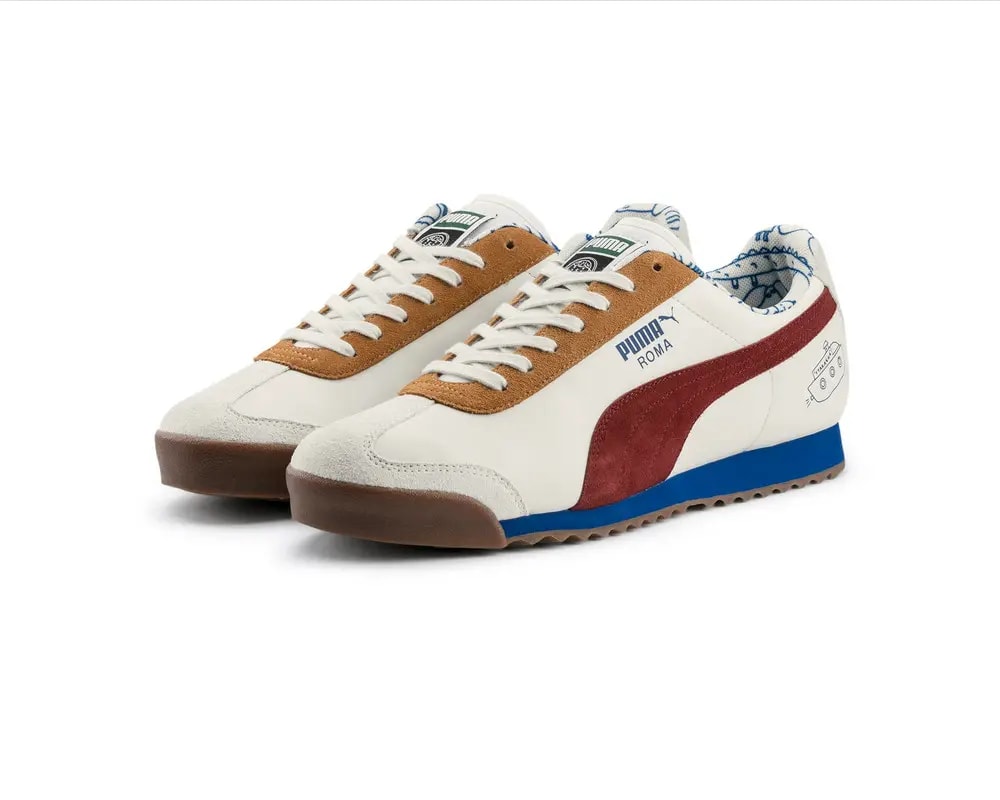 Giày Puma Tyakasha Roma 'White Crimson Yellow' 370126-01 — ảnh 4