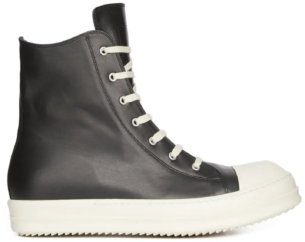 Giày Rick Owens Full Grain Calf 'Black Milk White' RP01C5890LPO-911 — kich-thuoc: 36