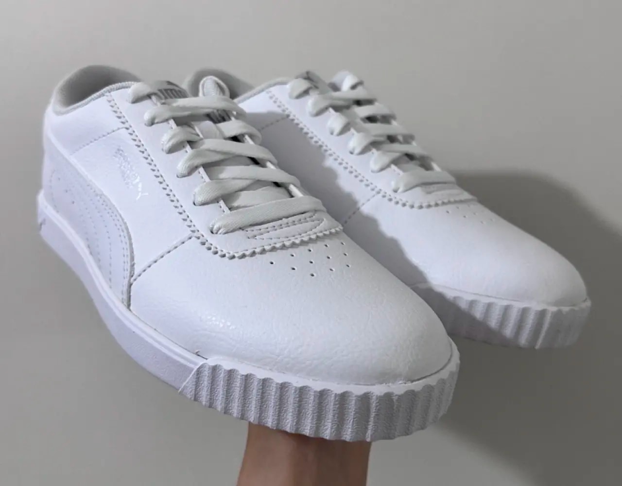 Giày Puma Wmns Carina Slim 'Triple White' 370548-02 — ảnh 5