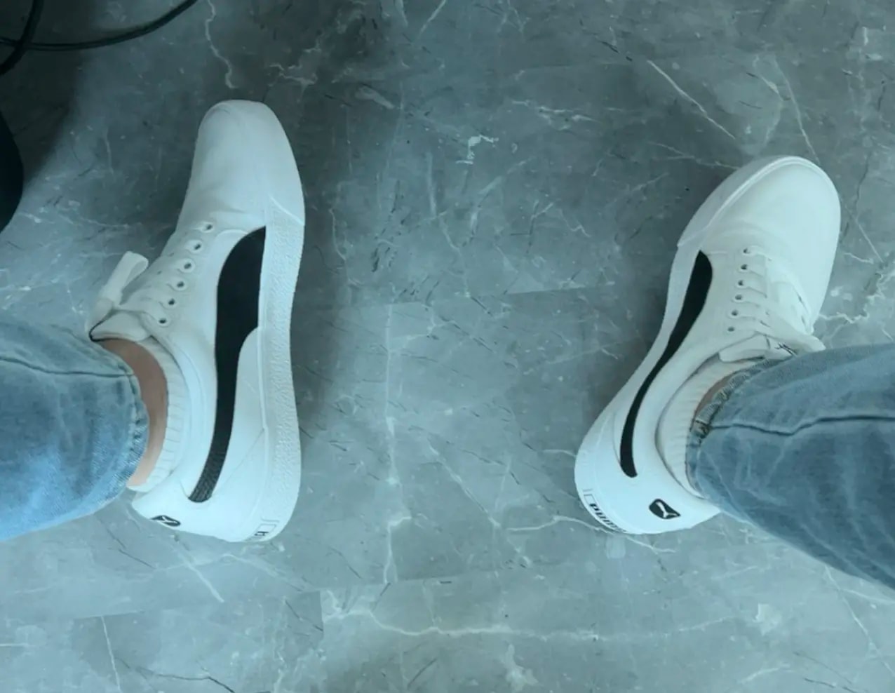 Giày Puma C-Skate Vulc 'White Black' 374901-02 — ảnh 5