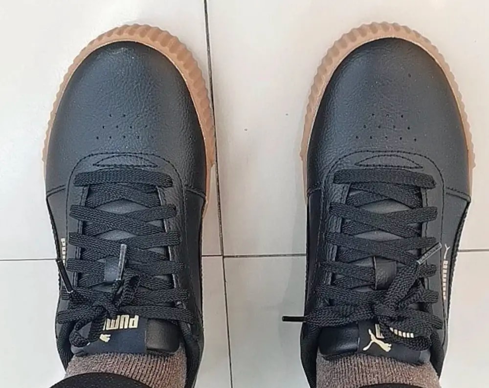 Giày Puma Wmns Carina Leather 'Black' 370325-06 — ảnh 4