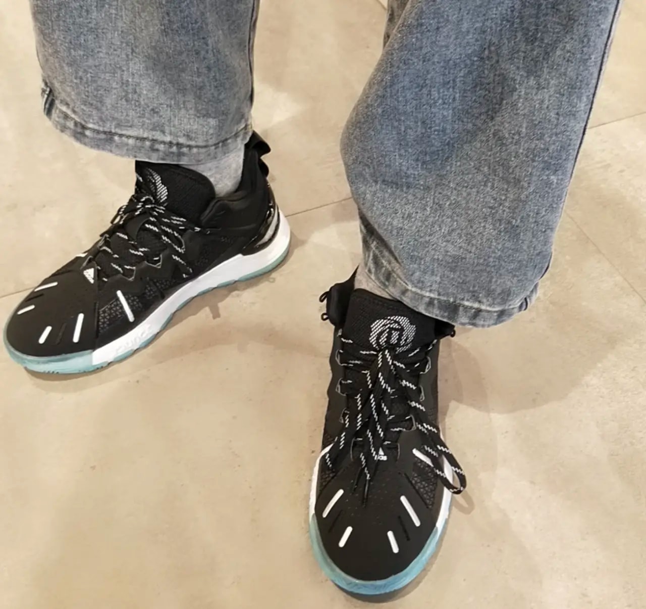 Giày Adidas D Rose Son of Chi 'Black Pulse Aqua' GX2928 — ảnh 2