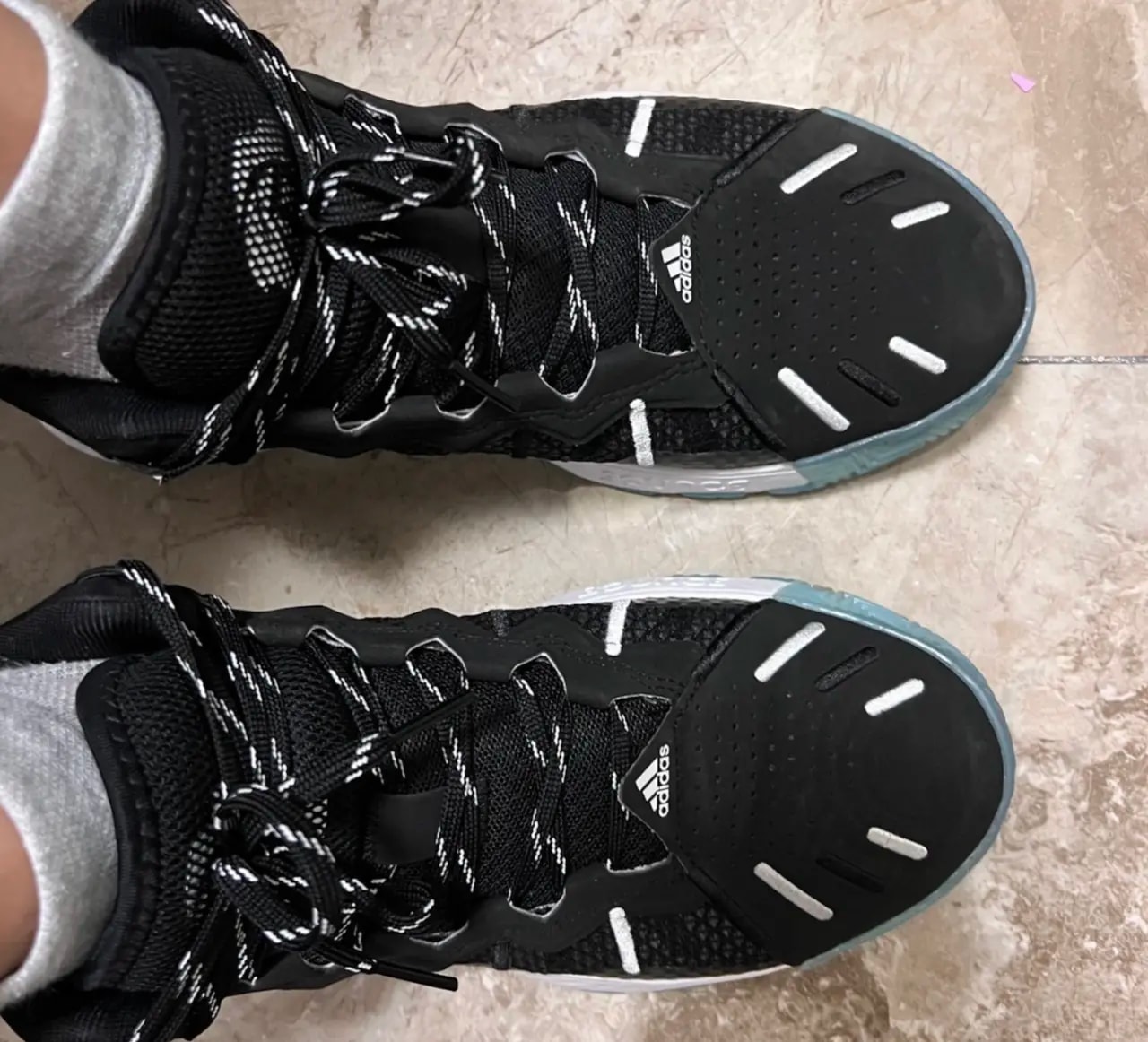 Giày Adidas D Rose Son of Chi 'Black Pulse Aqua' GX2928 — ảnh 3