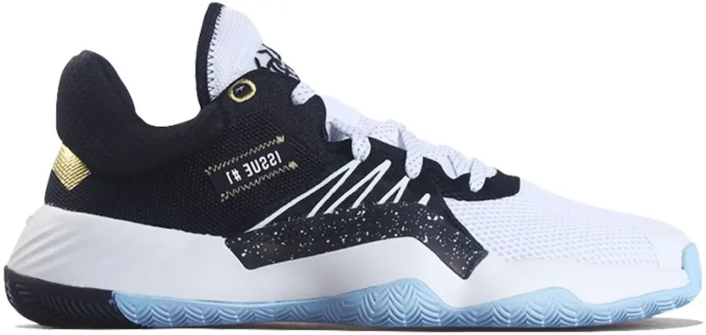 Giày Adidas D.O.N Issue 1 'White Black' FV6138 — kich-thuoc: 43