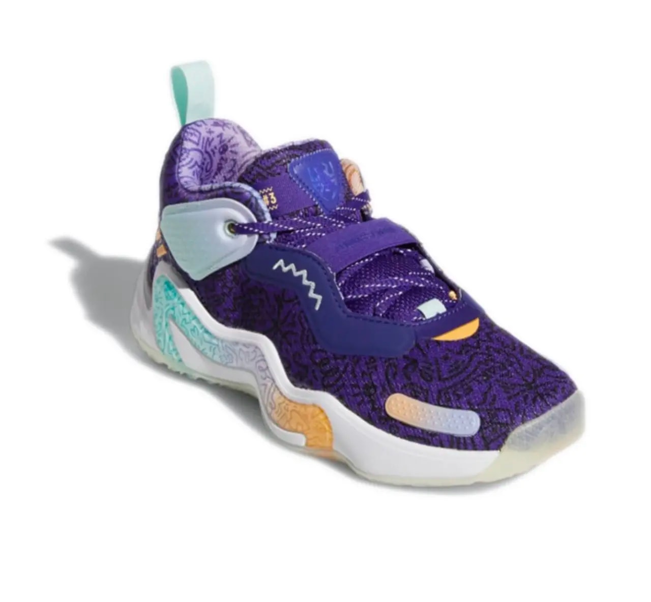 Giày Adidas D.O.N. Issue 3 Big Kids 'Jazz' GZ5488 — ảnh 4