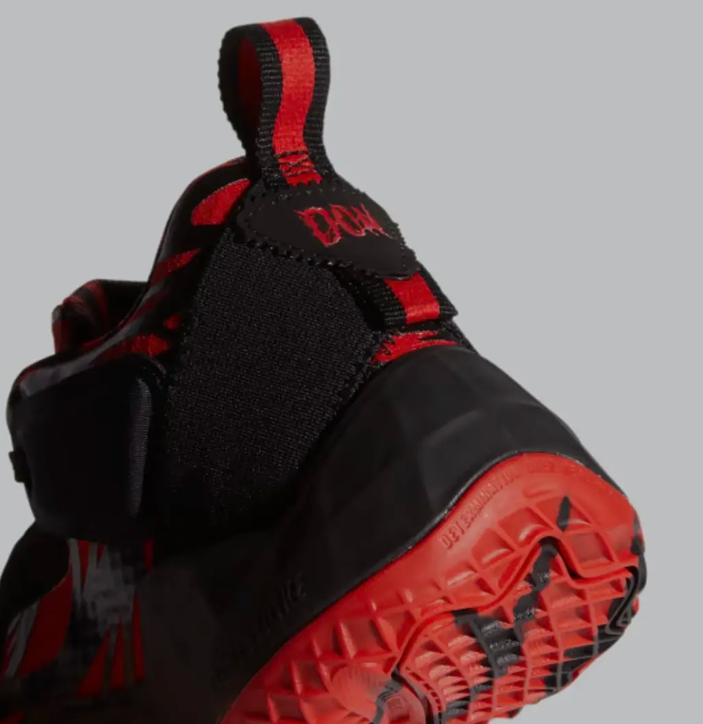 Giày Adidas D.O.N. Issue 3 J x Marvel 'Black Vivid Red' GZ5494 — ảnh 3