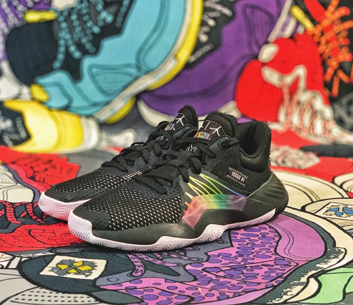 Giày Adidas D.O.N. Issue 1 J 'Rainbow Spider-Man' EG6566 — ảnh 3