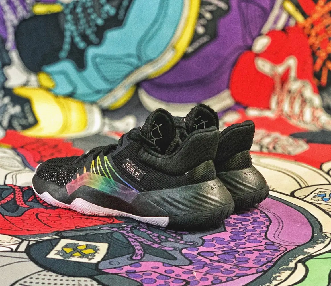 Giày Adidas D.O.N. Issue 1 J 'Rainbow Spider-Man' EG6566 — ảnh 4