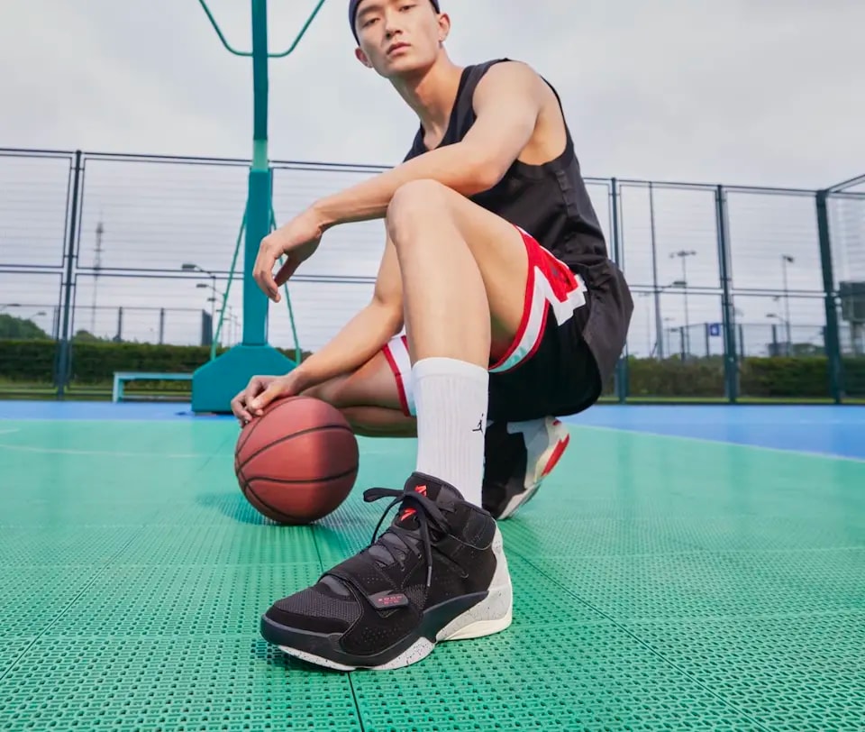 Giày Nike Air Jordan Zion 2 PF 'Black Cement' DM0858-060 — ảnh 5