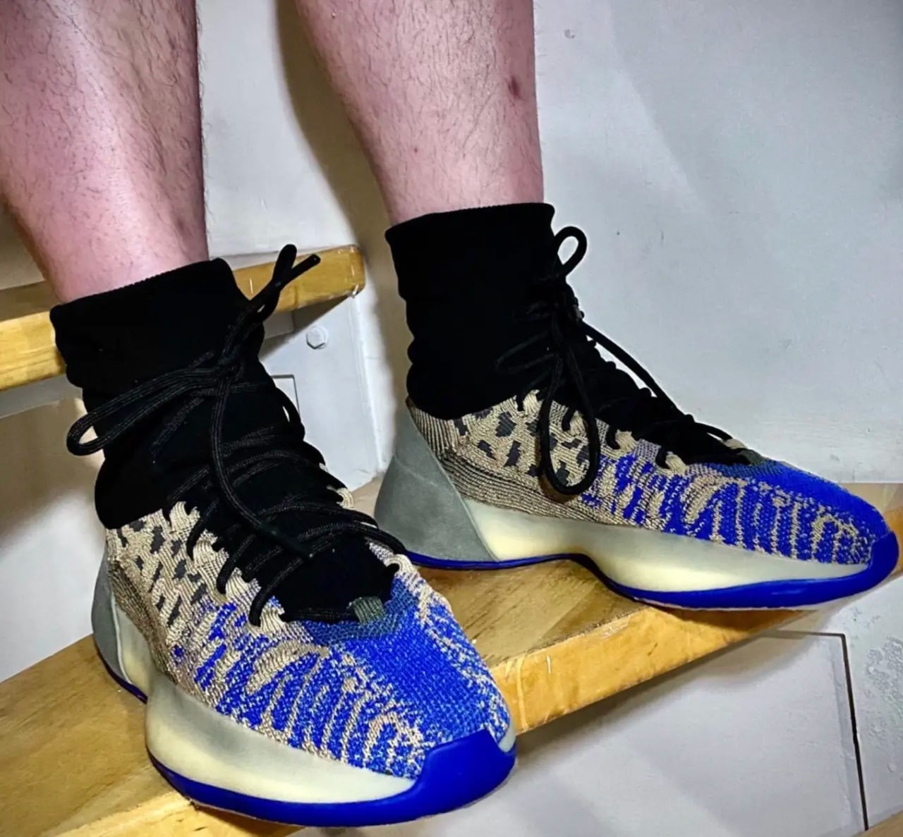 Giày Adidas Yeezy Basketball Knit 'Slate Azure' HP5613 — ảnh 5