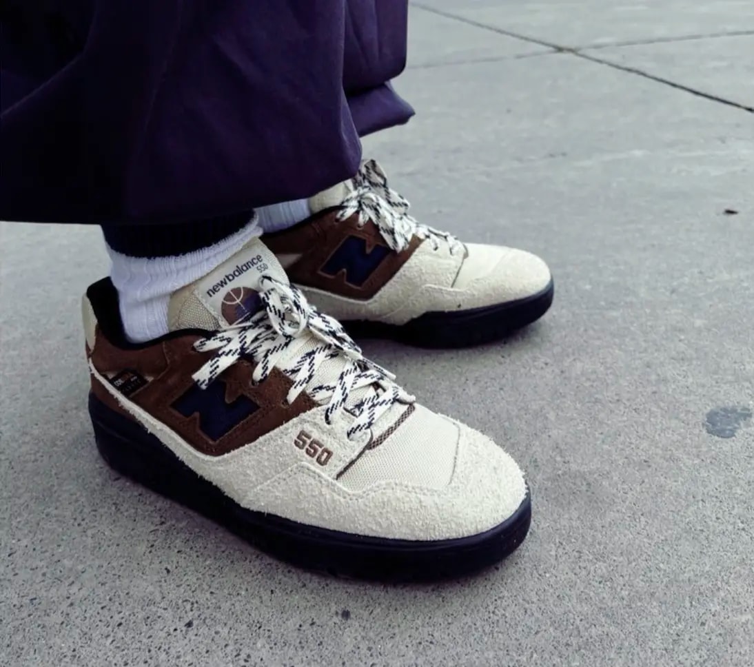 Giày New Balance Size? x 550 'Sand Brown' BB550SI1 — ảnh 2