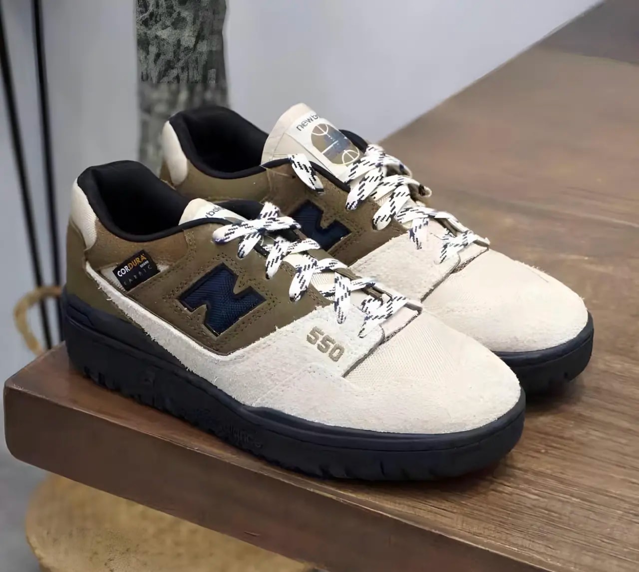 Giày New Balance Size? x 550 'Sand Brown' BB550SI1 — ảnh 5