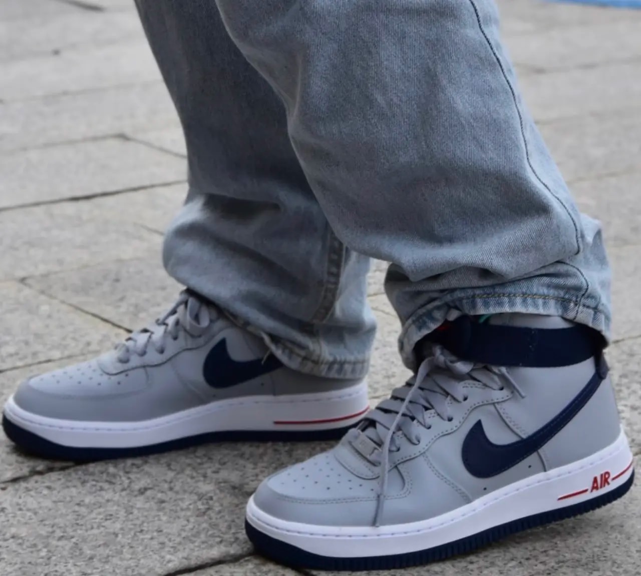Giày Nike Air Force 1 High 'New England Patriots' DZ7338-001 — ảnh 4
