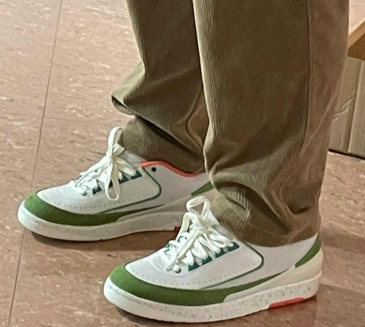 Giày Nike Air Jordan 2 x Titan Retro 'White Green' DV6206-183 — ảnh 4
