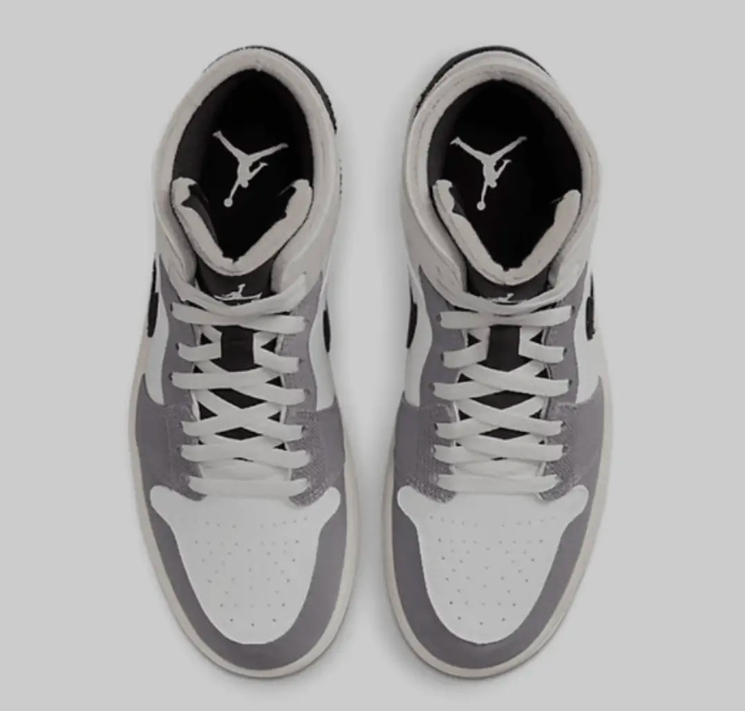 Giày Nike Air Jordan 1 Mid SE Craft 'Cement Grey' DZ4136-002 — ảnh 5