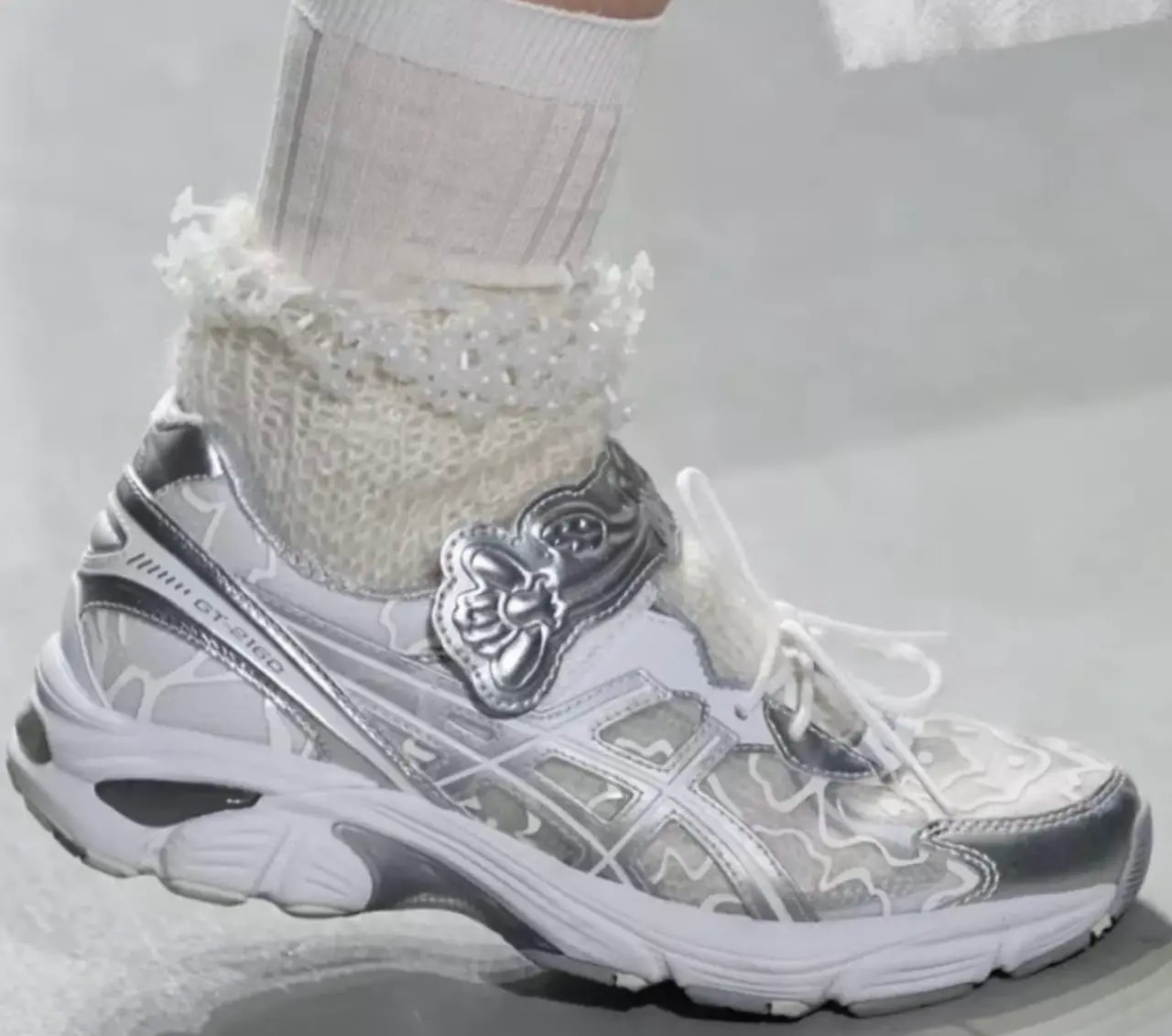 Giày Asics Cecilie Bahnsen x GT 2160 'Pure Silver' 1203A321-100 — ảnh 3