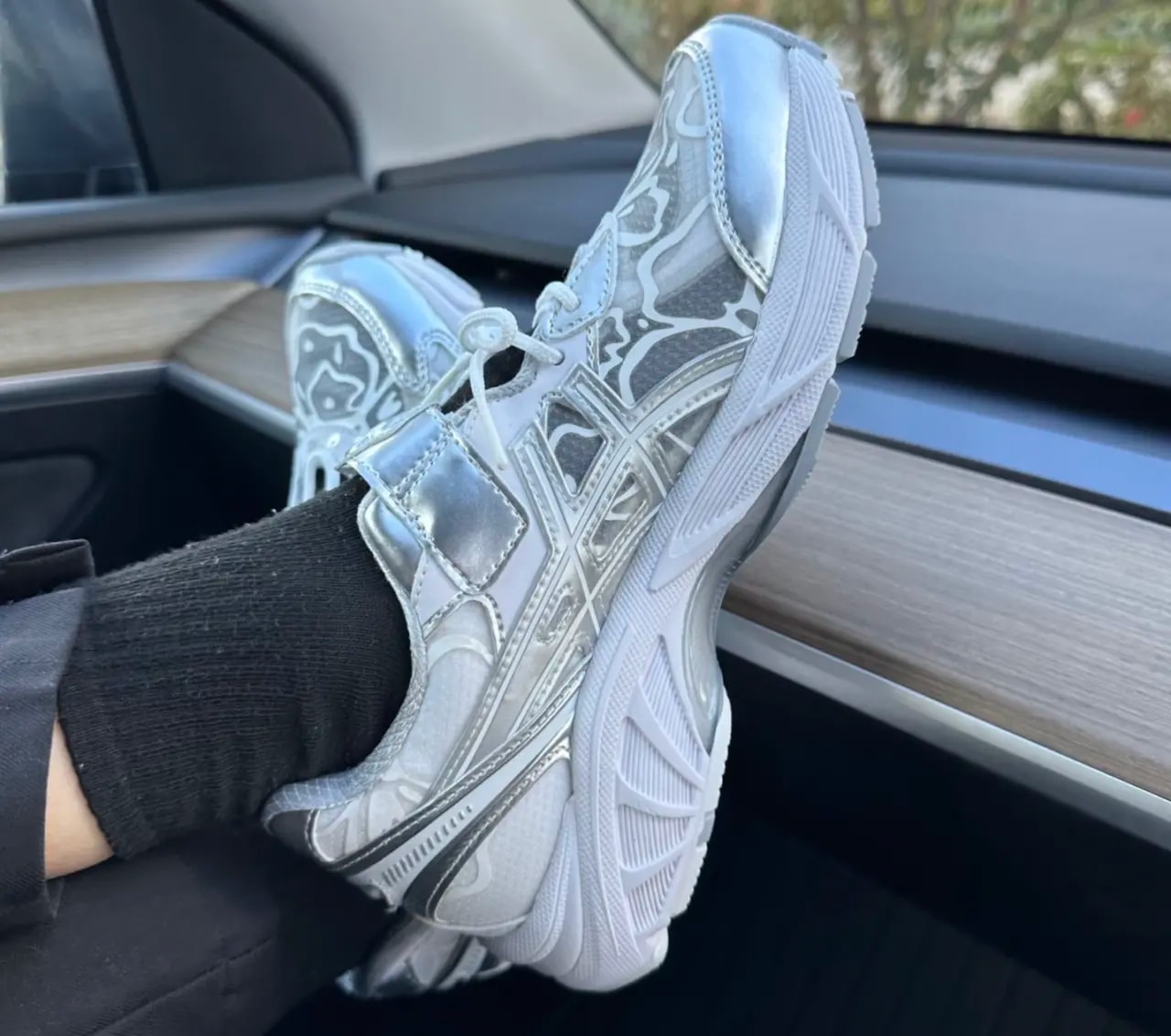 Giày Asics Cecilie Bahnsen x GT 2160 'Pure Silver' 1203A321-100 — ảnh 5