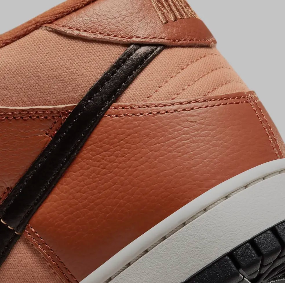 Giày Nike Dunk Mid 'Amber Brown' DZ2533-200 — ảnh 4