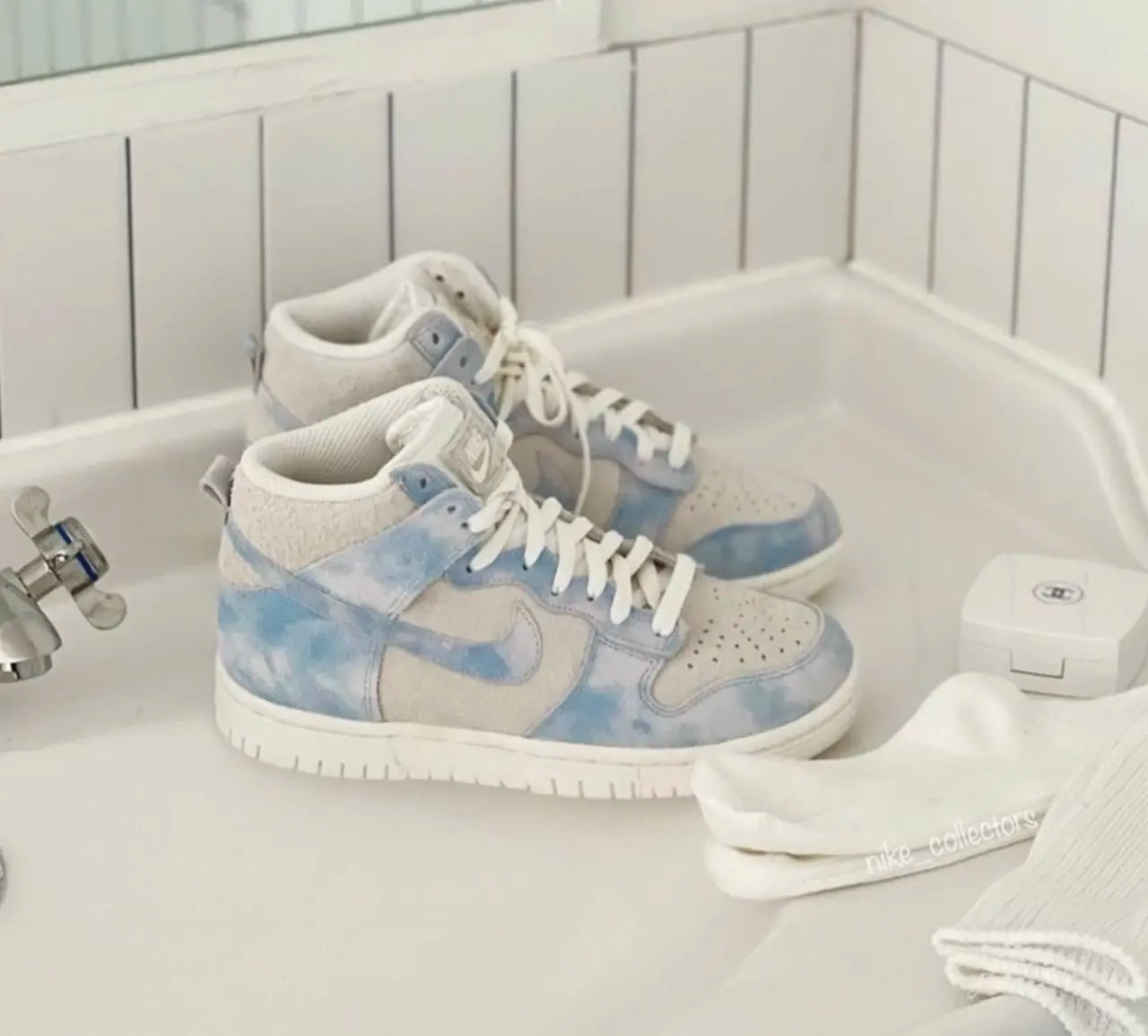 Giày Nike Wmns Dunk High SE 'Clouds' FD0882-400 — ảnh 4