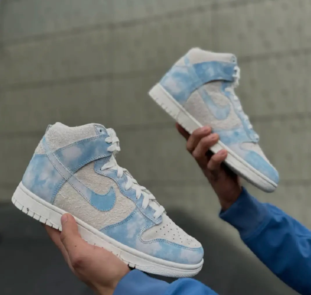 Giày Nike Wmns Dunk High SE 'Clouds' FD0882-400 — ảnh 2