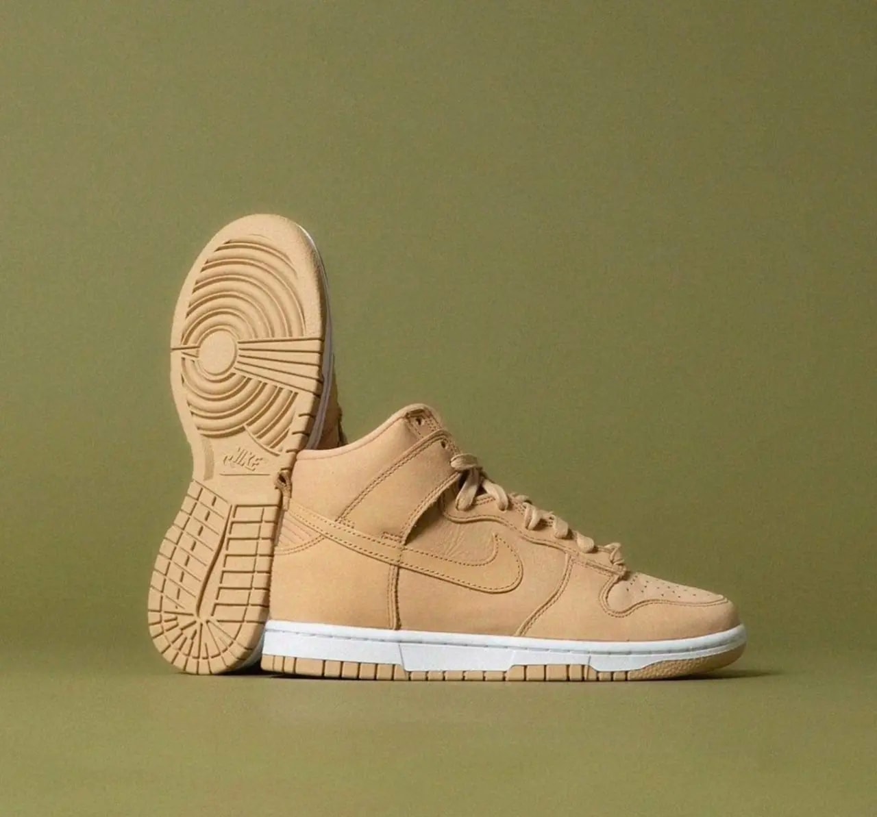 Giày Nike Dunk High Premium 'Vachetta Tan' DX2044-201 — ảnh 3