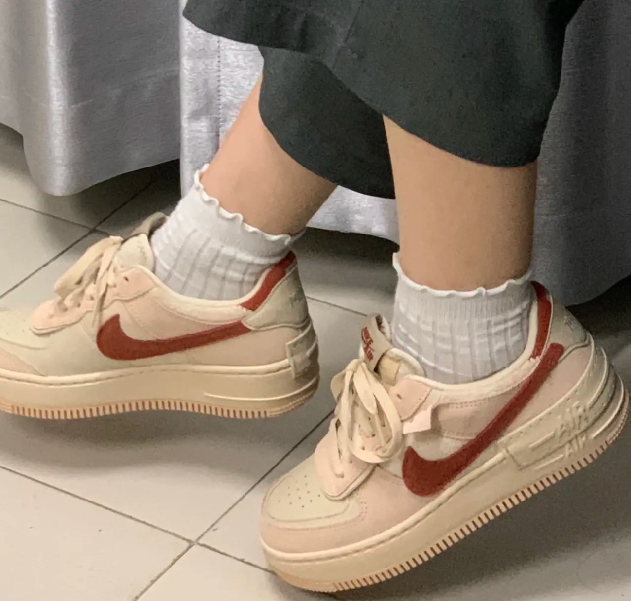 Giày Nike Air Force 1 Shadow 'Shimmer' DZ4705-200 — ảnh 5