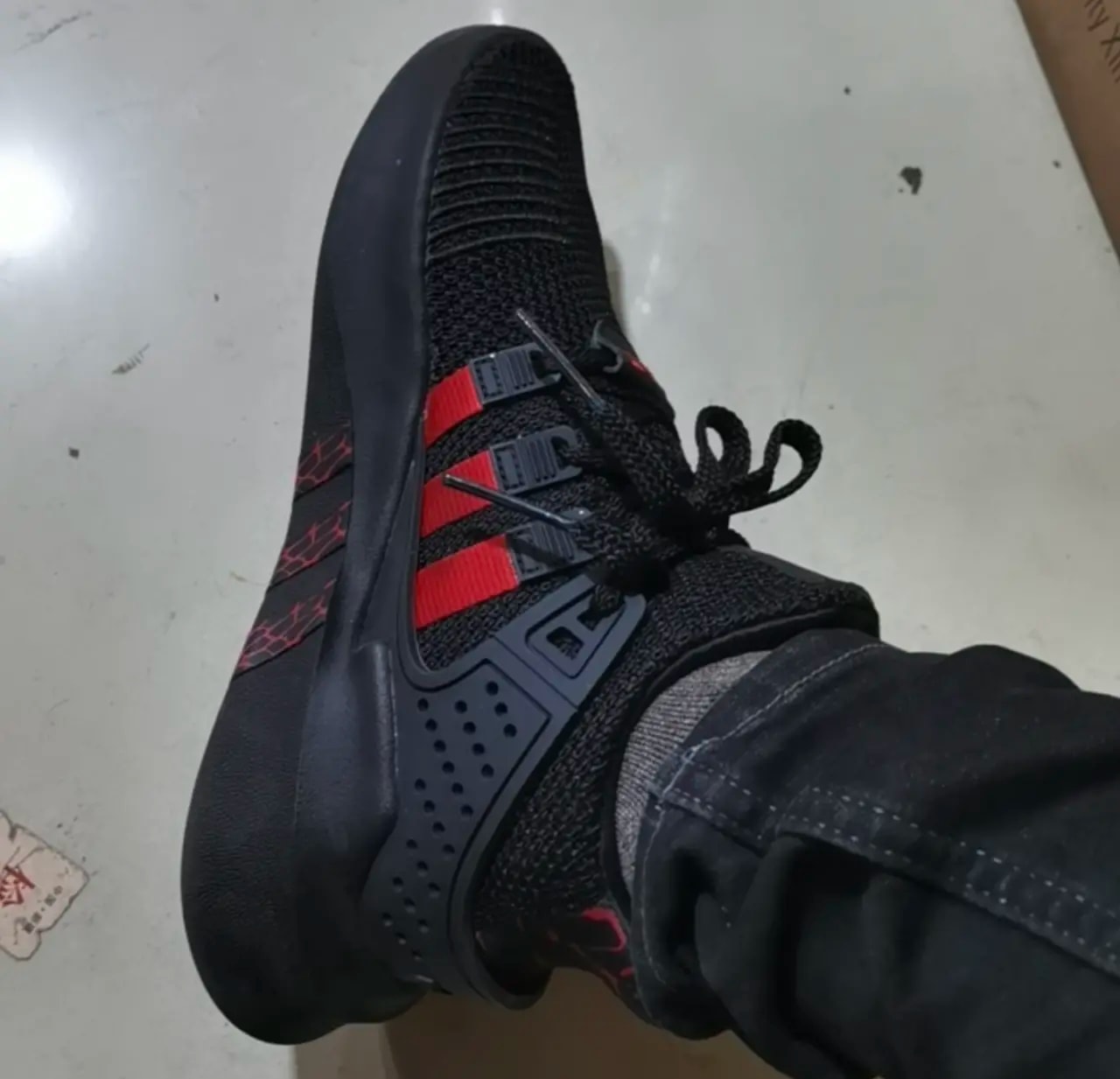 Giày Adidas Originals EQT Bask ADV 80 'Black Red' FU9399 — ảnh 4
