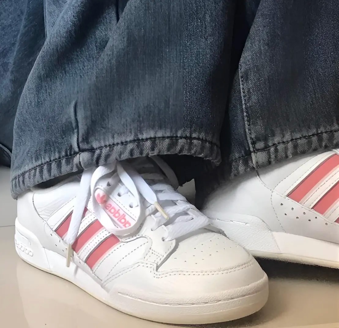 Giày Adidas Continental 80 Stripes 'White Pink' GX1916 — ảnh 2