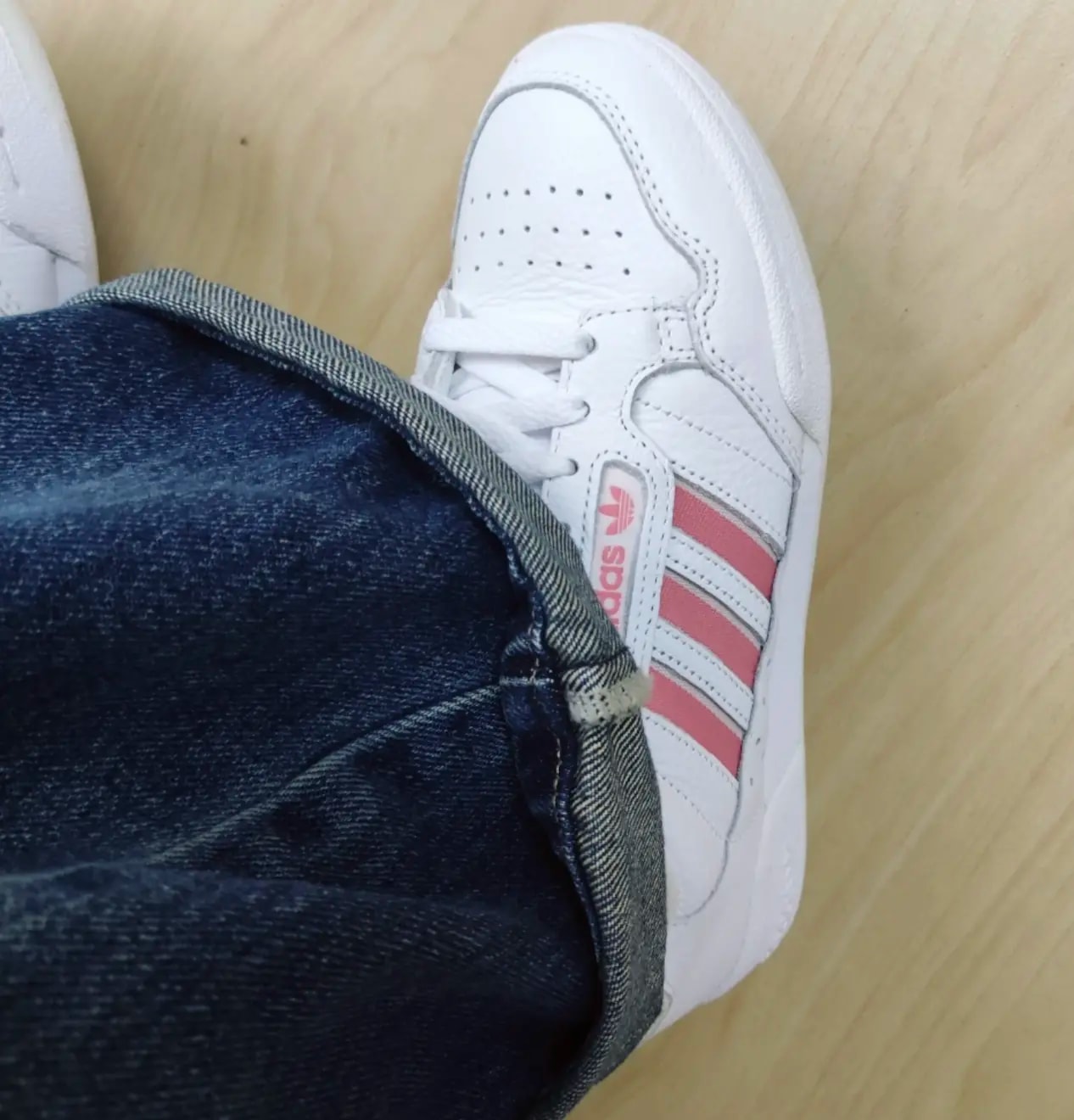 Giày Adidas Continental 80 Stripes 'White Pink' GX1916 — ảnh 3