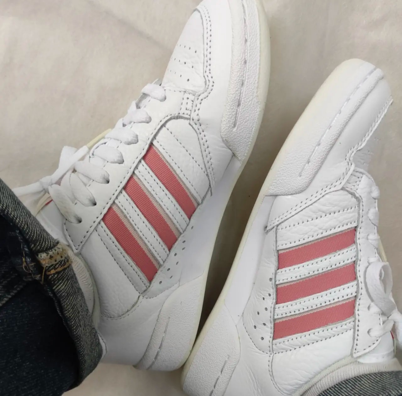Giày Adidas Continental 80 Stripes 'White Pink' GX1916 — ảnh 5