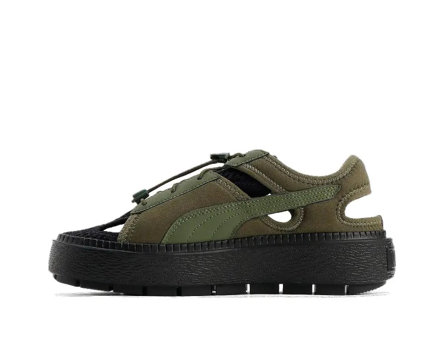 Dép Puma Platform Trace Light Mule 'Green Moss' 382872-09 — ảnh 2