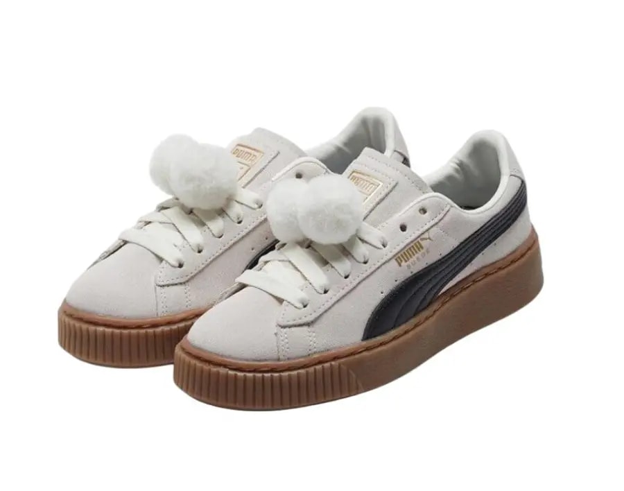 Giày Puma Suede Platform 'Cream White' 391902-01 — ảnh 4