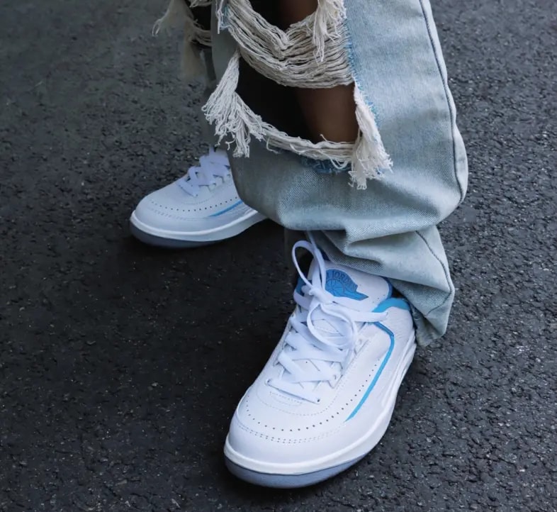 Giày Nike Air Jordan 2 Retro Low 'White Blue' FJ6869-104 — ảnh 3