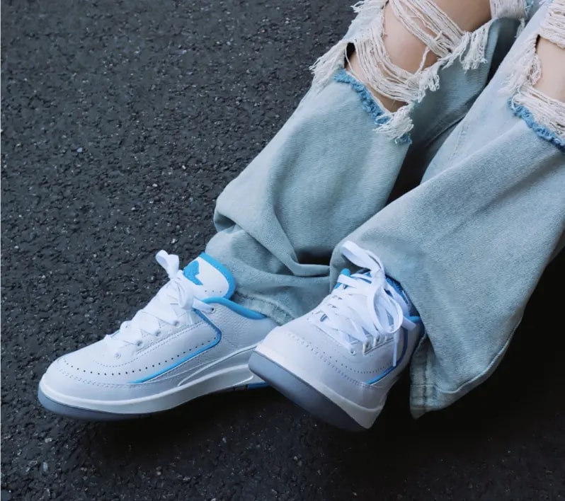 Giày Nike Air Jordan 2 Retro Low 'White Blue' FJ6869-104 — ảnh 4