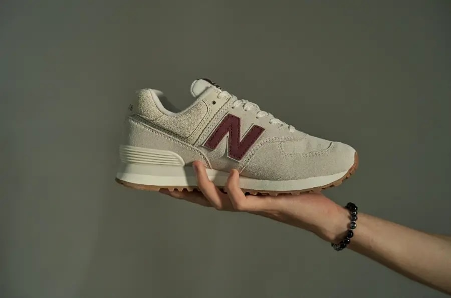 Giày New Balance 574 'Bone Burgundy' U574NOW — ảnh 5
