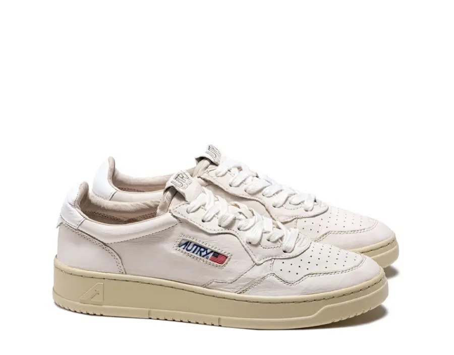 Giày Autry Medalist Low Goatskin 'White' AULM-GG04 — ảnh 5
