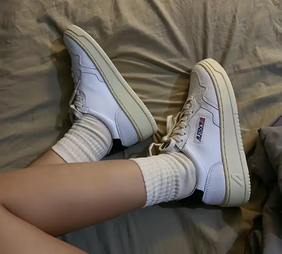 Giày Autry Medalist Low Leather 'White Black' AULW-LL22 — ảnh 2