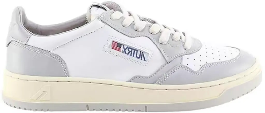 Giày Autry Medalist Low Leather 'Gray White' AULW-WB10 — kich-thuoc: 36