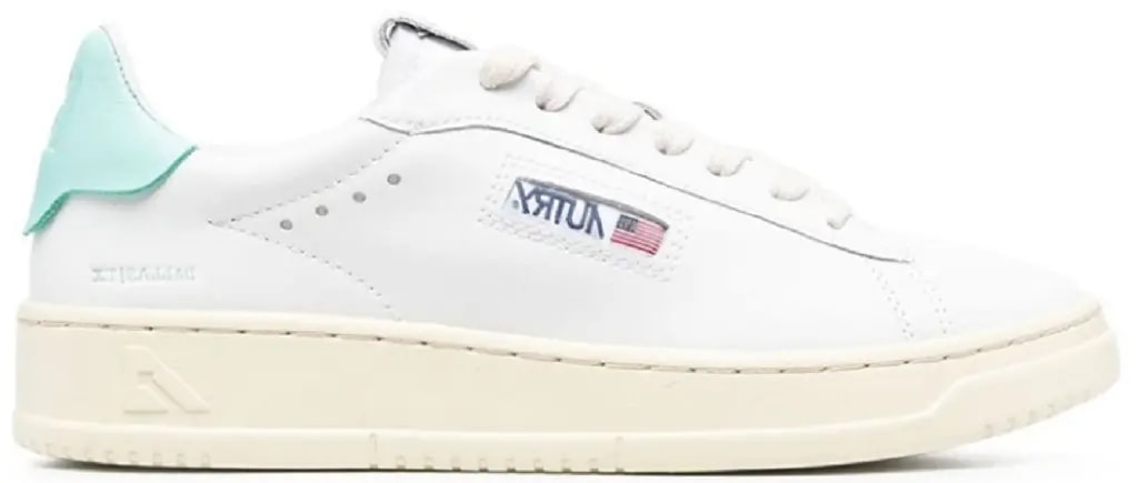 Giày Autry Dallas Low Leather 'White Turquoise' ADLW-NW11 — kich-thuoc: 36