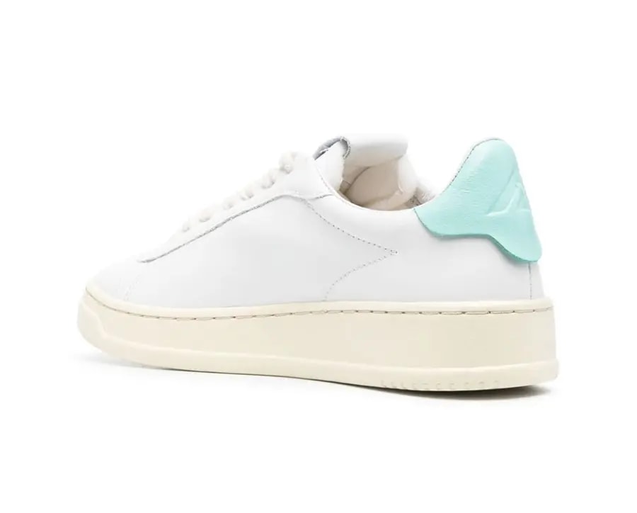 Giày Autry Dallas Low Leather 'White Turquoise' ADLW-NW11 — ảnh 4