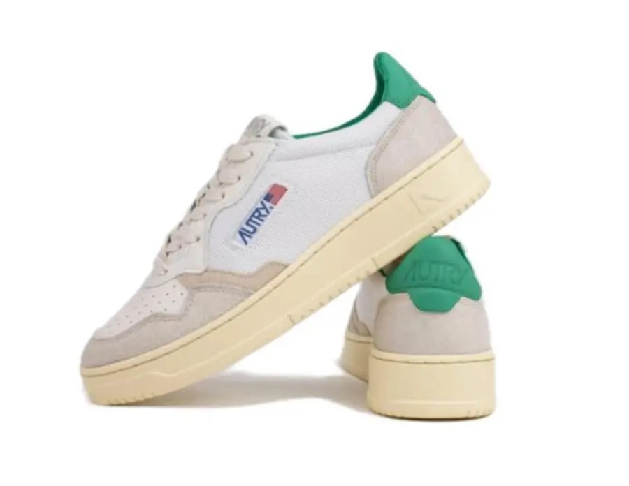 Giày Autry Medalist Low Leather 'White Green' AULM-CN03 — ảnh 2
