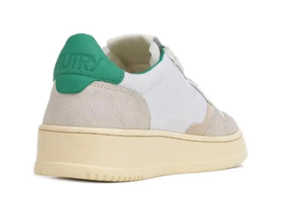 Giày Autry Medalist Low Leather 'White Green' AULM-CN03 — ảnh 4