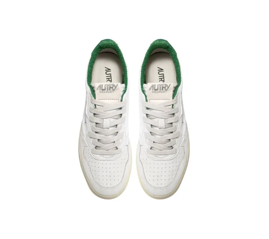Giày Autry Medalist Low Leather 'White Green' AULM-SP03 — ảnh 4