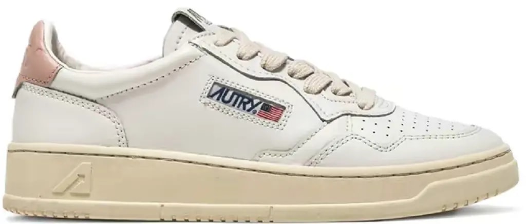 Giày Autry Medalist Low Leather 'White Pink' AULM-LL16 — kich-thuoc: 40