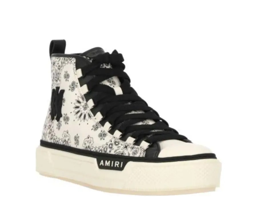 Giày Amiri Court High 'Bandana White' MFS007-100 — ảnh 3