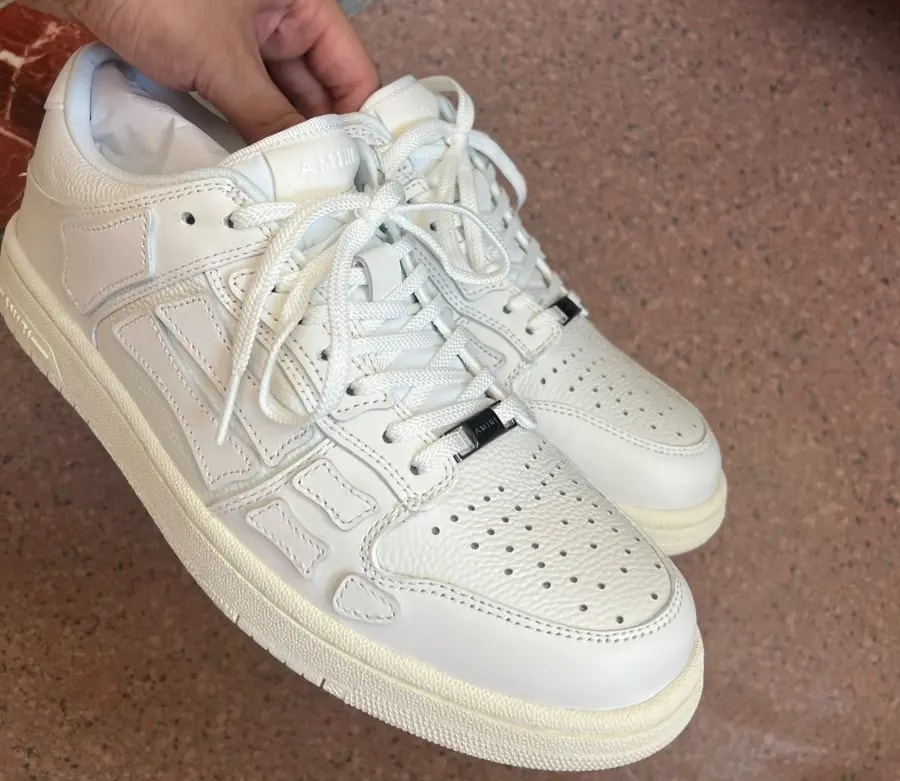 Giày Amiri Skel Low 'White' PXMFS006000-194 — ảnh 2