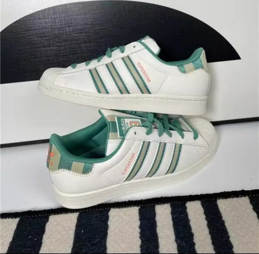 Giày Adidas Super Star 'Green Beige' IE2931 — ảnh 2