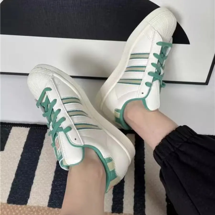 Giày Adidas Super Star 'Green Beige' IE2931 — ảnh 3