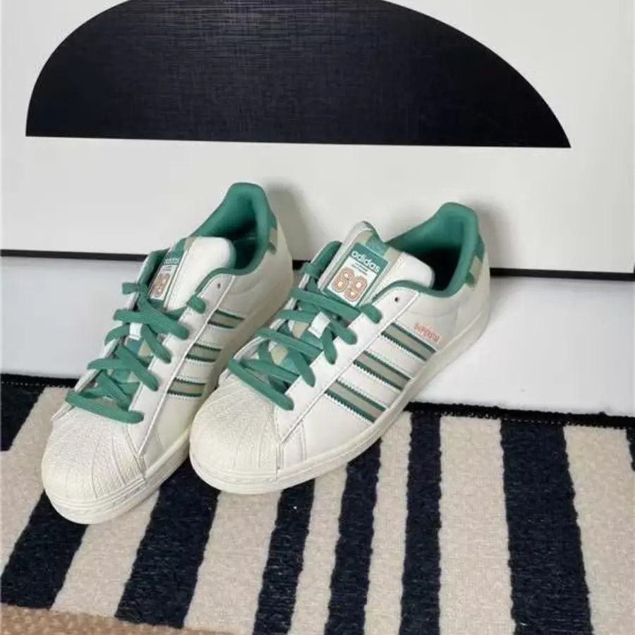 Giày Adidas Super Star 'Green Beige' IE2931 — ảnh 4