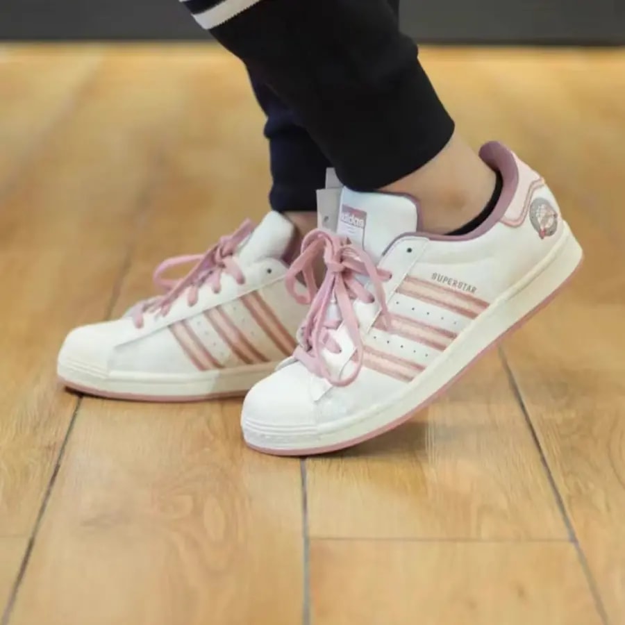 Giày Adidas Original Super Star 'Pink Beige' IE5528 — ảnh 2